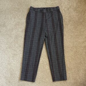 Old Navy Plaid Pull-On Pants - Classic Tailored Fit